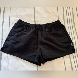 Black athletic shorts